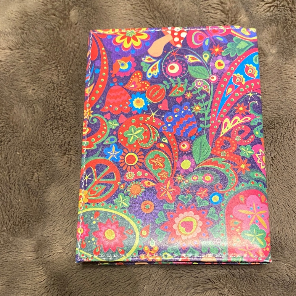 Colorful Paisley Passport Holder - Picture 3 of 3